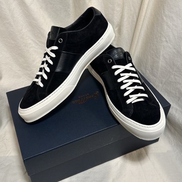 NEW Good Man Brand Legacy Lo Top Black Vachetta Leather Sneakers
